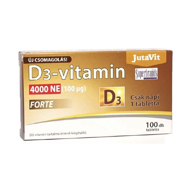D3-Vitamin 4000 NE 100 Tableta