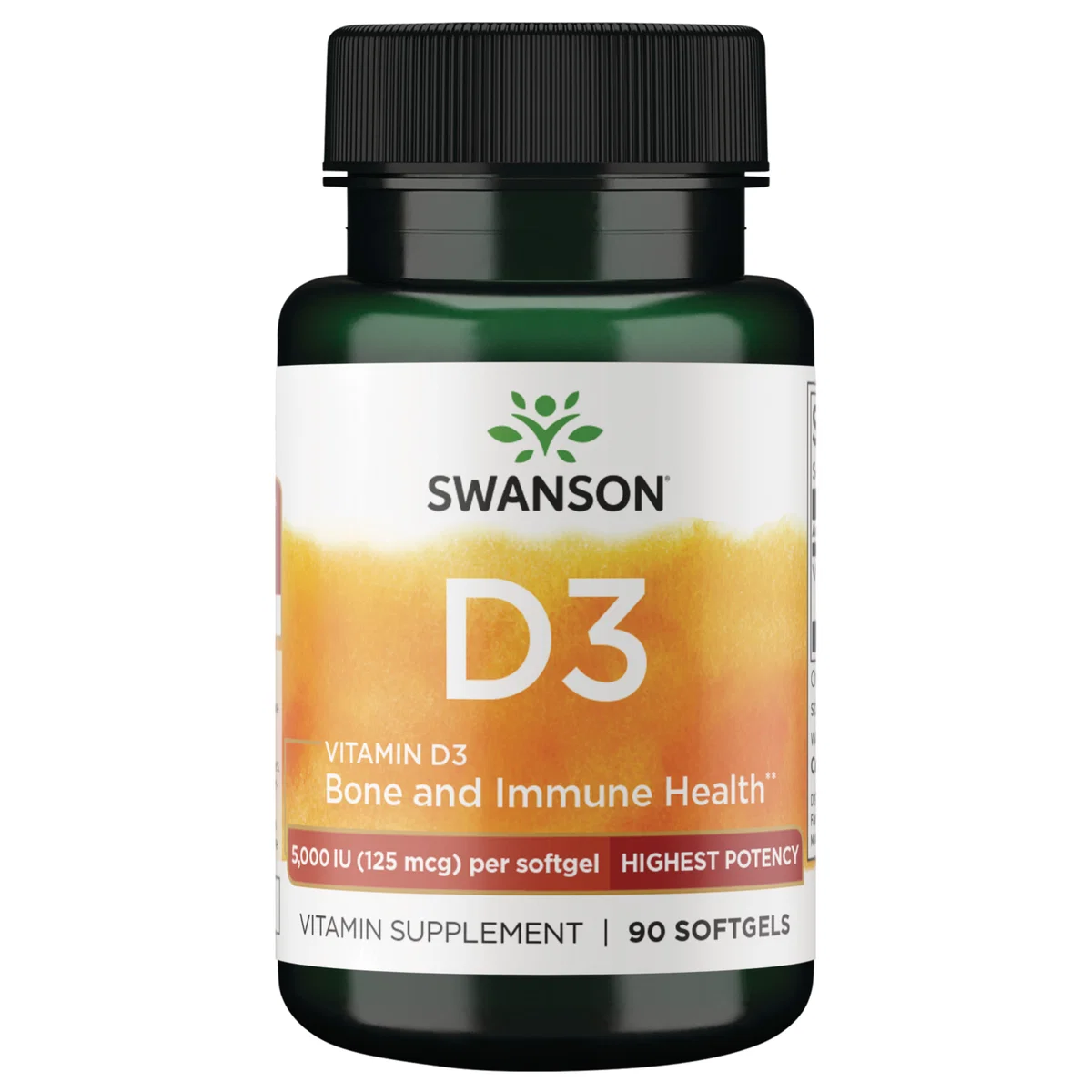 Vitamin D3 5000 IU 90 Softgels
